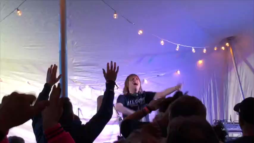 Rory Hoy performing in the ReKINDle Rave Space.