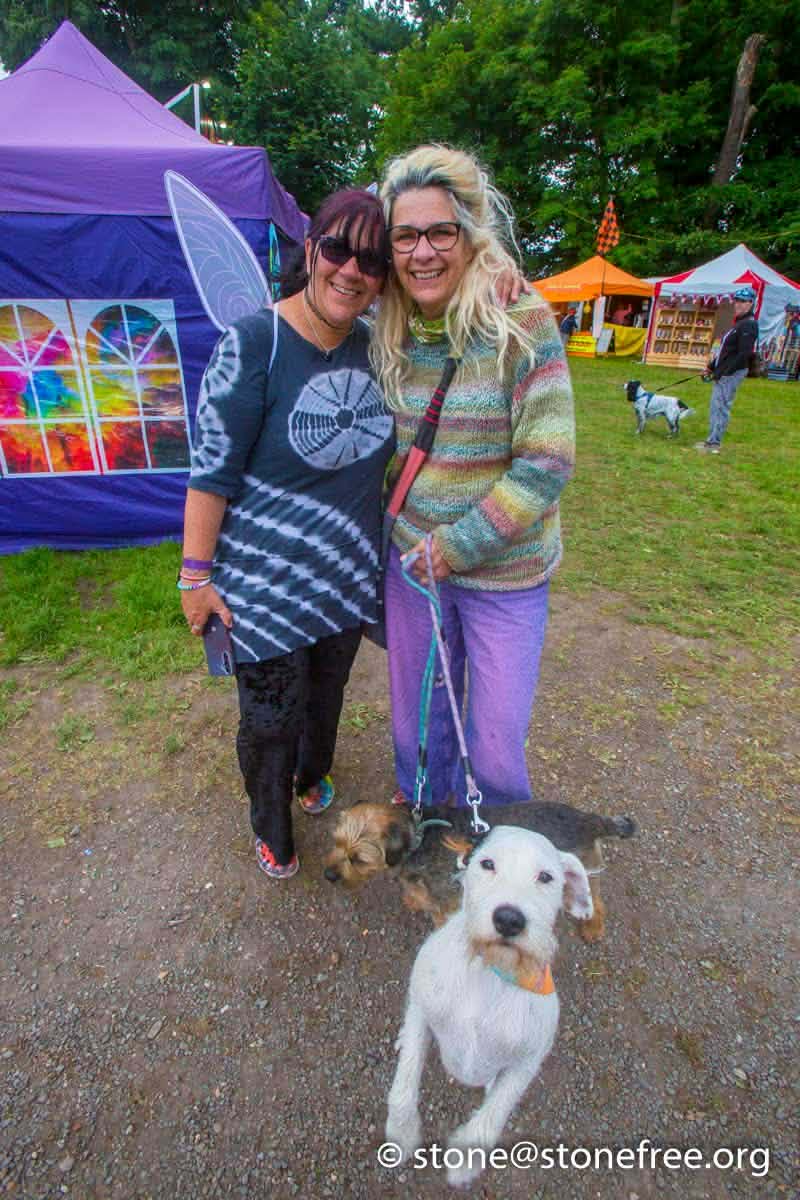 Colourful festival portrait.